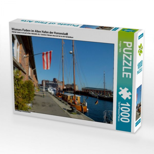 Wismars Farben im Alten Hafen der Hansestadt (Puzzle)