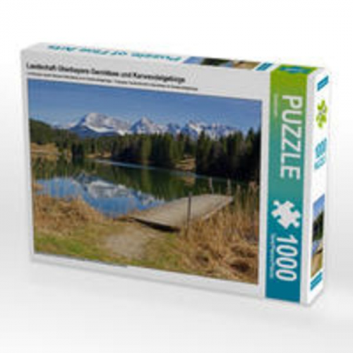 CALVENDO Puzzle Landschaft Oberbayern Geroldsee und Karwendelgebirge 1000 Teile Lege-Größe 64 x 48 cm Foto-Puzzle Bild von SusaZoom