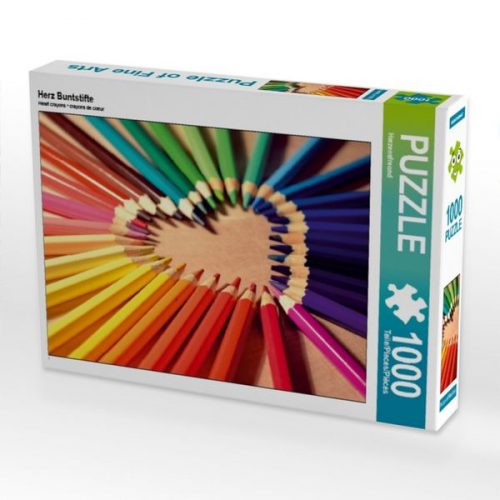 Herz Buntstifte (Puzzle)