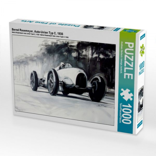 Bernd Rosemeyer, Auto-Union Typ C, 1936 (Puzzle)