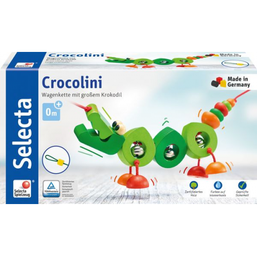 Schmidt Spiele - Selecta - Crocolini, Wagenkette, 63 cm