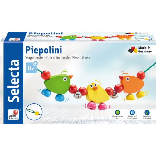 Schmidt Spiele - Selecta - Piepolini, Wagenkette, 63 cm