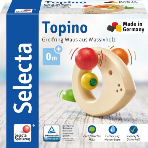 Schmidt Spiele - Selecta - Topino, Maus-Greifling, 8 cm