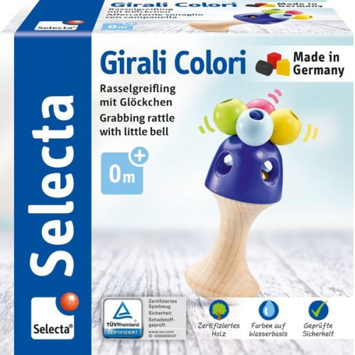 Schmidt Spiele - Selecta - Girali Colori, Stielgreifling, 11 cm