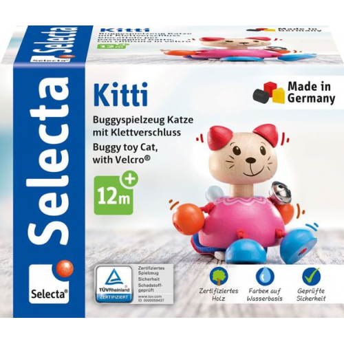 Schmidt Spiele - Selecta - Buggyspielzeug mit Klettverschluss