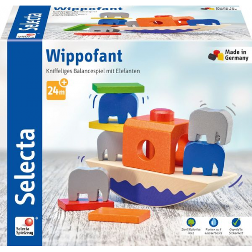 Schmidt Spiele - Selecta - Wippofant, 15,5 cm