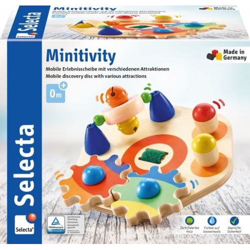 Schmidt Spiele - Selecta - Minitivity, Motorikspielzeug, 14 cm