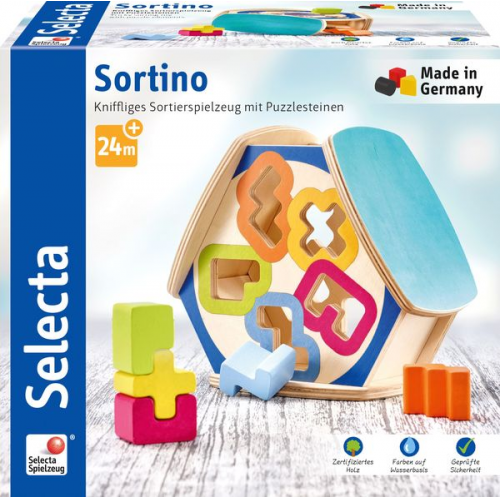 Schmidt Spiele - Selecta - Sortino, Sortierbox, 16 cm