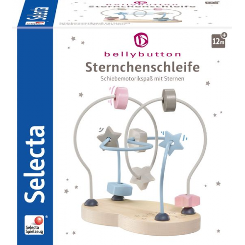 Selecta 64019 - bellybutton, Sternchenschleife, Motorikschleife, 18 cm