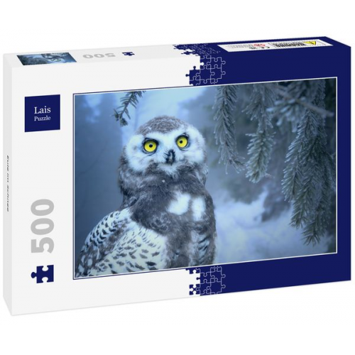 Lais Puzzle Eule im Schnee 500 Teile