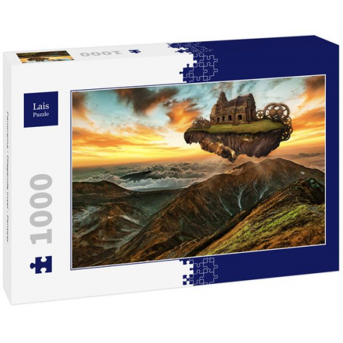 Lais Puzzle Panorama - Fliegende Insel - Fantasy 1000 Teile