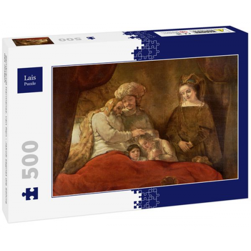 Lais Puzzle Rembrandt Harmensz. van Rijn - Jakob segnet die Söhne des Joseph 500 Teile