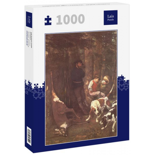 Lais Puzzle Gustave Courbet - Die Beute (Jagd mit Hunden) 1000 Teile