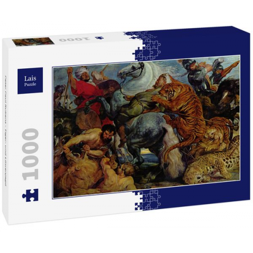 Lais Puzzle Peter Paul Rubens - Tiger- und Löwenjagd 1000 Teile