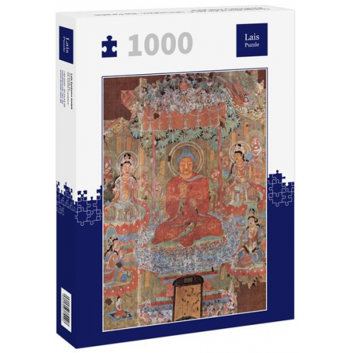 Lais Puzzle Chinesischer Maler des 8. Jahrhunderts - Das Paradies des Buddha Amitabha 1000 Teile