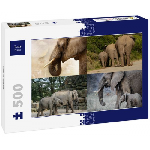 Lais Puzzle Collage Elefant 500 Teile