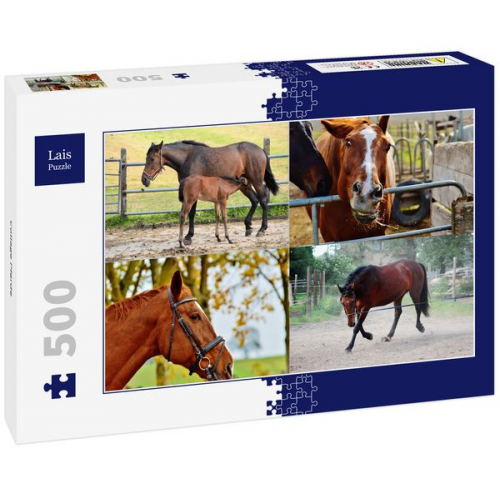 Lais Puzzle Collage Pferde 500 Teile