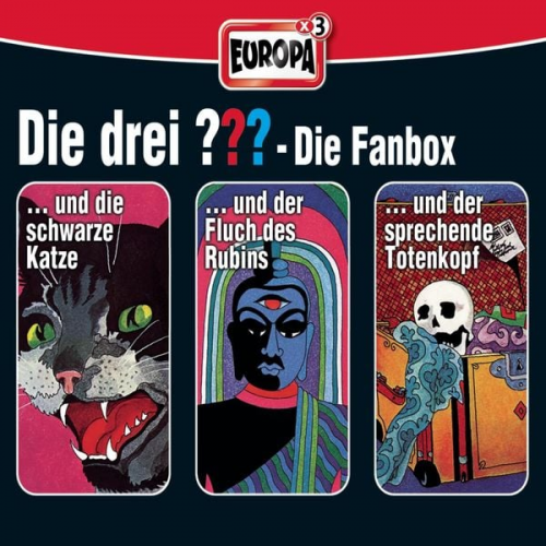 Die drei ???: Die Fanbox (schwarze Katze / Fluch des Rubins / sprechende Totenkopf)