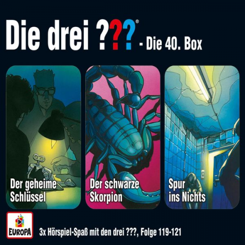 André Marx Andre Minninger - Die drei ???: Box 40 (Folgen 119-121)