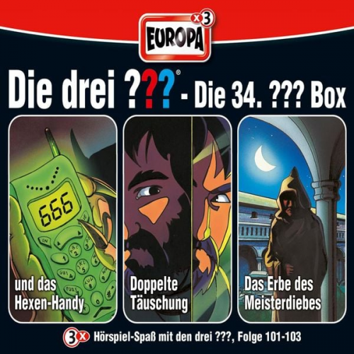 Andre Minninger - Die drei ???: Box 34 (Folgen 101-103)