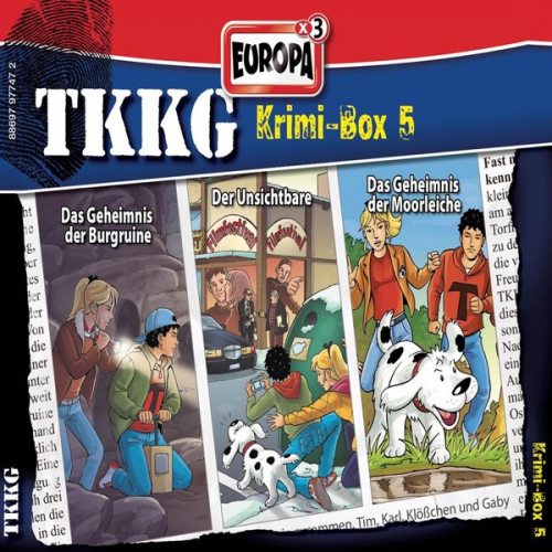 Veronika Hampel Tom Kerblau Stefan Wolf - TKKG Krimi-Box 05 (Folgen 154/167/172)