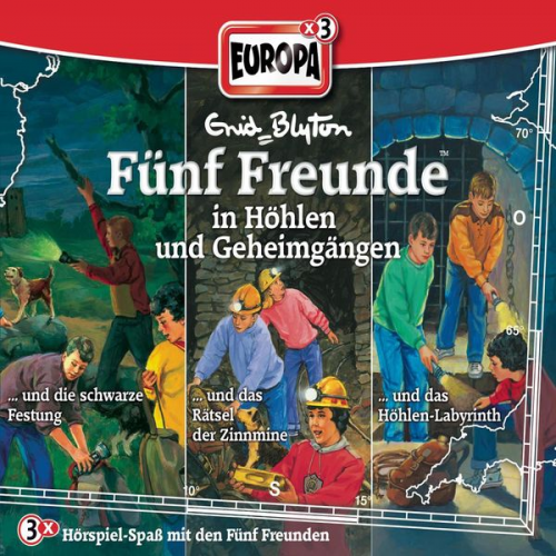 Gabriele Hartmann Enid Blyton - 3er-Box: Fünf Freunde in Höhlen und Geheimgängen