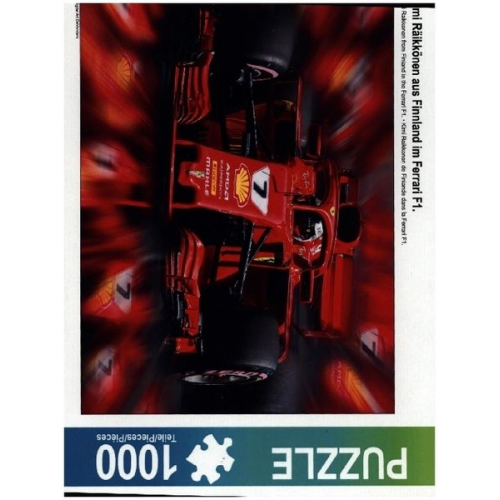 CALVENDO Puzzle Kimi Räikkönen aus Finnland im Ferrari F1. | 1000 Teile Lege-Größe 64x48cm Foto-Puzzle für glückliche Stunden