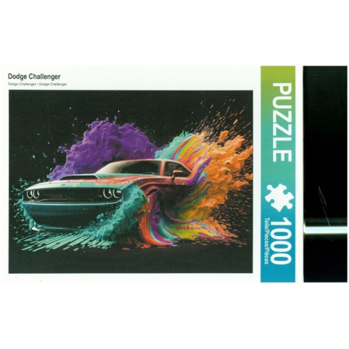 CALVENDO Puzzle Dodge Challenger | 1000 Teile Lege-Größe 64x48cm Foto-Puzzle für glückliche Stunden