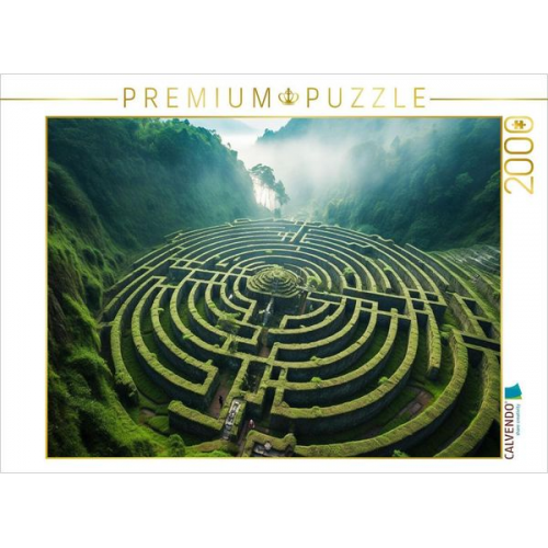 CALVENDO Puzzle Das Rätsellabyrinth | 2000 Teile Lege-Größe 90x67cm Foto-Puzzle für glückliche Stunden