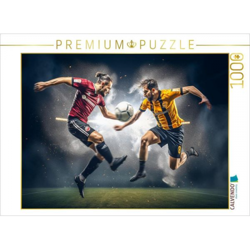 CALVENDO Puzzle Fussball | 1000 Teile Lege-Größe 64x48cm Foto-Puzzle für glückliche Stunden