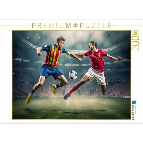 CALVENDO Puzzle Zweikampf | 2000 Teile Lege-Größe 90x67cm Foto-Puzzle für glückliche Stunden