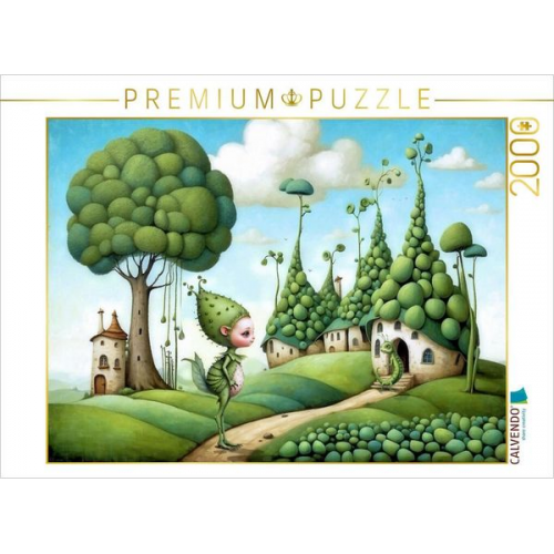 CALVENDO Puzzle Besuch in Erbsheim | 2000 Teile Lege-Größe 90x67cm Foto-Puzzle für glückliche Stunden