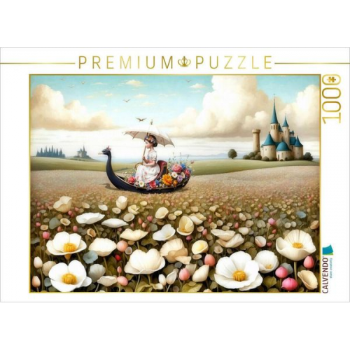 CALVENDO Puzzle Drachenbootausflug | 1000 Teile Lege-Größe 64x48cm Foto-Puzzle für glückliche Stunden