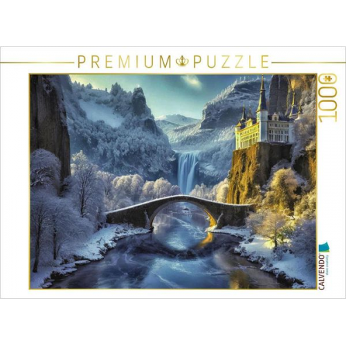 CALVENDO Puzzle Winterlandschaft | 1000 Teile Lege-Größe 64x48cm Foto-Puzzle für glückliche Stunden