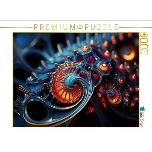 CALVENDO Puzzle Julia Fraktal 3D | 2000 Teile Lege-Größe 90x67cm Foto-Puzzle für glückliche Stunden