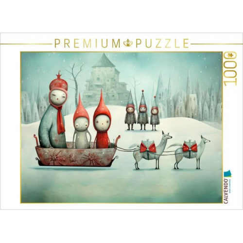 CALVENDO Puzzle Polarexpress | 1000 Teile Lege-Größe 64x48cm Foto-Puzzle für glückliche Stunden