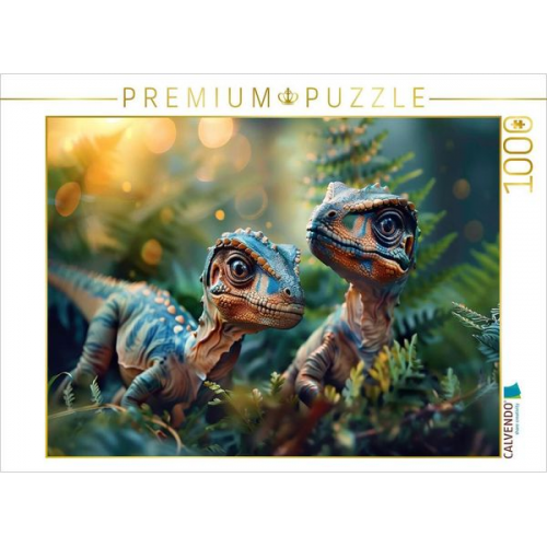 CALVENDO Puzzle Ein Motiv aus dem Kalender "Dino-Babys" | 1000 Teile Lege-Größe 64x48cm Foto-Puzzle für glückliche Stunden