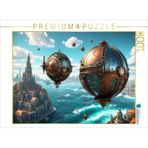 CALVENDO Puzzle Kugelförmige Überwachungs- und Versorgungsdrohnen | 1000 Teile Lege-Größe 64x48cm Foto-Puzzle für glückliche Stunden