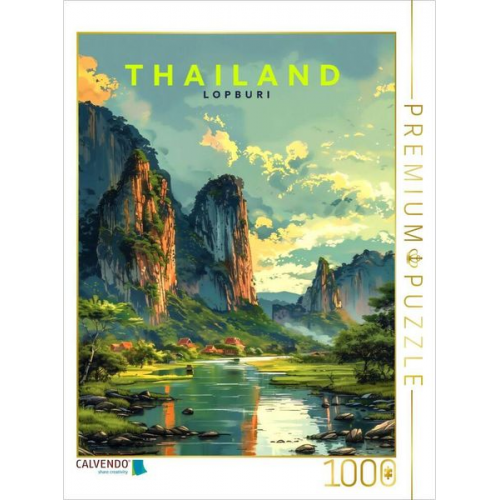 CALVENDO Puzzle Lopburi | 1000 Teile Lege-Größe 64x48cm Foto-Puzzle für glückliche Stunden