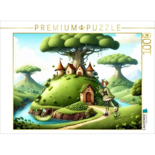 CALVENDO Puzzle Am Fluß | 1000 Teile Lege-Größe 64x48cm Foto-Puzzle für glückliche Stunden