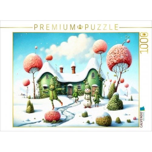 CALVENDO Puzzle Schneespaß | 1000 Teile Lege-Größe 64x48cm Foto-Puzzle für glückliche Stunden