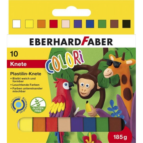 Eberhard Faber Plastilin-Knete Colori 10er Set