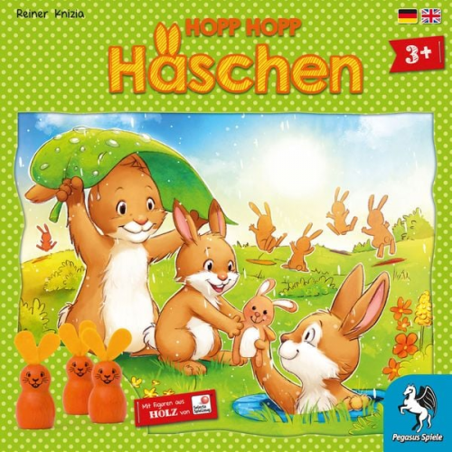 Pegasus - Hopp Hopp Häschen, Kinderspiel, Lernspiel