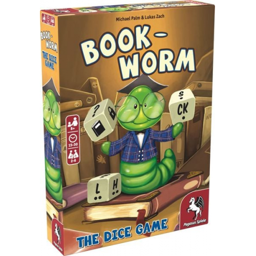 Pegasus 18335E - Bookworm, Dice Game (EN)