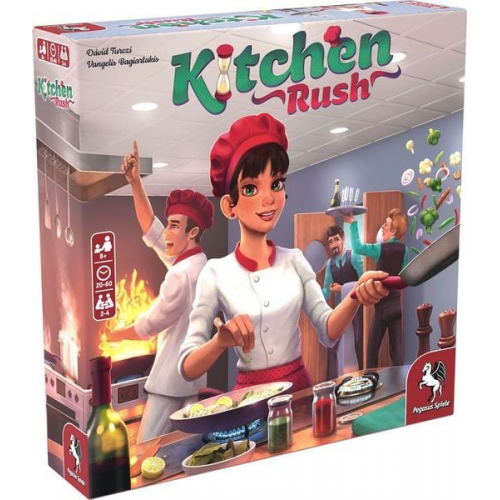 Pegasus 51223E - Kitchen Rush (English Edition), Board Game