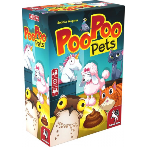 Pegasus 18338G - Poo Poo Pets, Geschicklichkeitsspiel