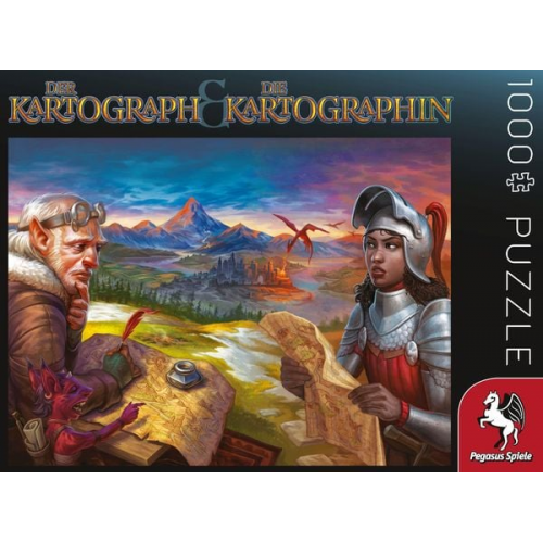 Puzzle Motiv Kartograph (Puzzle)