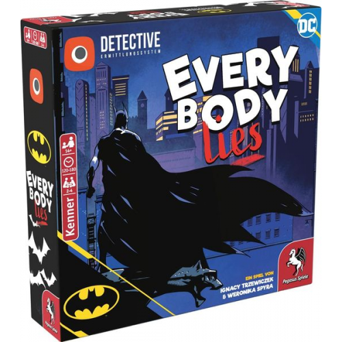 Pegasus 57518G - Batman, Everybody Lies, Detective Ermittlungssystem, DC, Kennerspiel