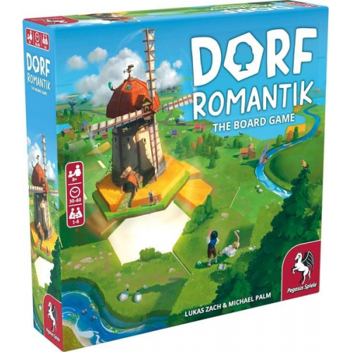 Pegasus 51236G - Dorf Romantik, The Board Game (Englische Ausgabe)