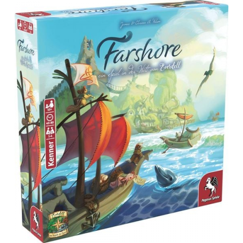 Pegasus 57611G - Farshore, Ein Spiel in der Welt von Everdell, Kennerspiel, Grundspiel